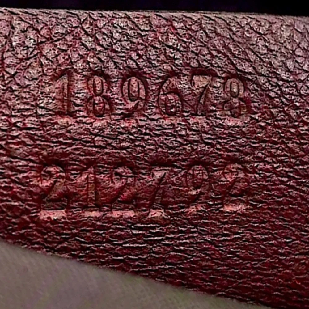 GUCCI Supreme Wine Leather Oversized Messenger Top Zip Bag With: DUST BAG